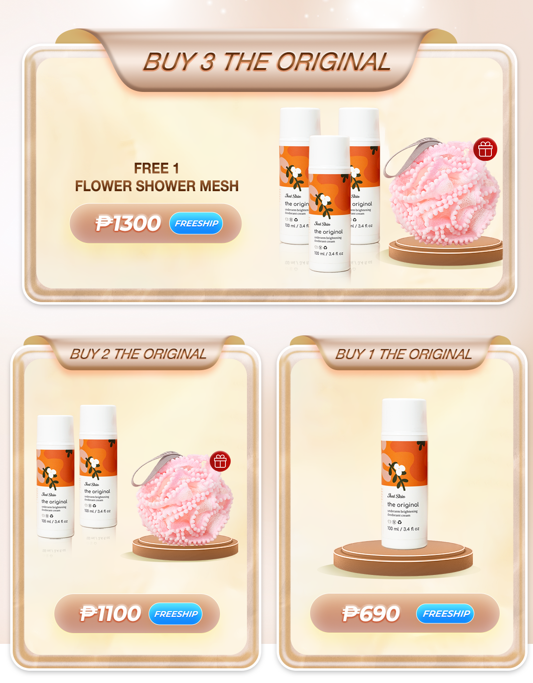 The Original Underarm Cream Justskin