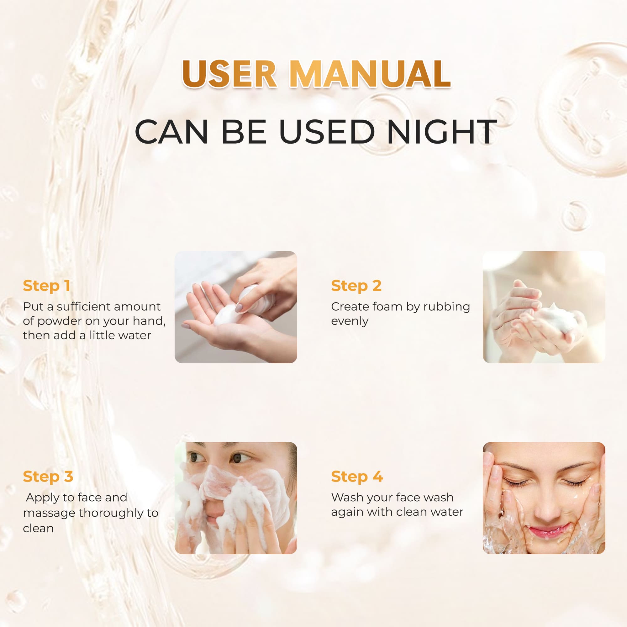 Powder Face Wash Justskin V1